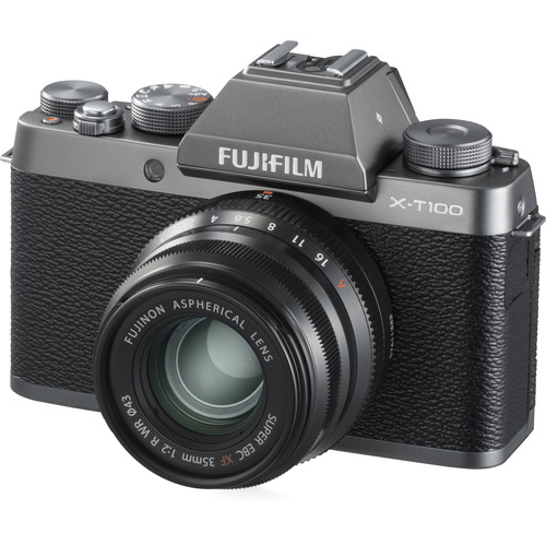 Fujifilm X-T100 Mirrorless Digital Camera Body (Dark Silver) Fujifilm X-T100 Mirrorless Digital Camera Body (Dark Silver)