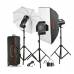 Godox GS400W 3-light Studio Kit Godox GS400W 3-light Studio Kit