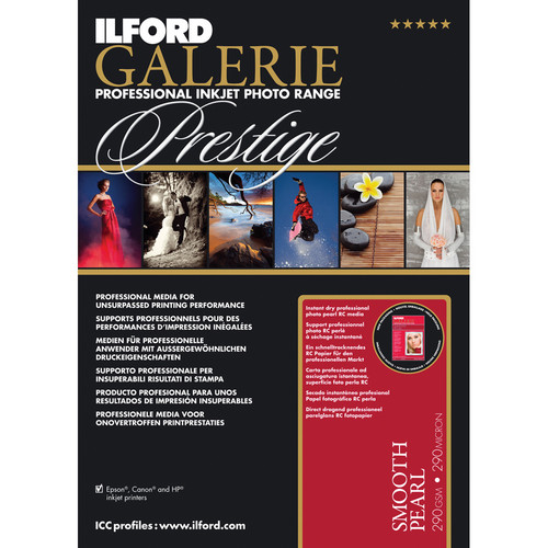 Ilford Galerie Prestige Smooth Pearl Photo Paper (A3, 310gsm, 25 Sheets)