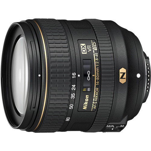 Nikon 16-80mm f/2.8-4E AF-S ED DX VR Lens Nikon 16-80mm f/2.8-4E AF-S ED DX VR Lens