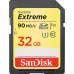 SanDisk 32GB Extreme SDHC Card 90 MB/s V30 UHS-I U3 SanDisk 32GB Extreme SDHC Card 90 MB/s V30 UHS-I U3