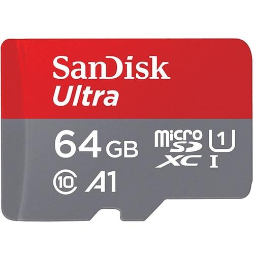 SanDisk Ultra 64GB UHS-1 microSD Memory Card (100MB/s)