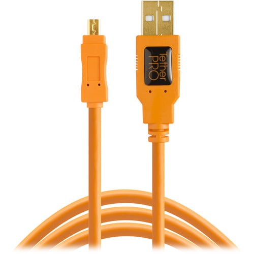 Tether Tools TetherPro USB 2.0 A Male-Mini-B 8-Pin Cable